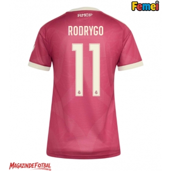 Real Madrid Rodrygo Goes #11 Tricou Fotbal Replică 2026-27 Femei Treilea